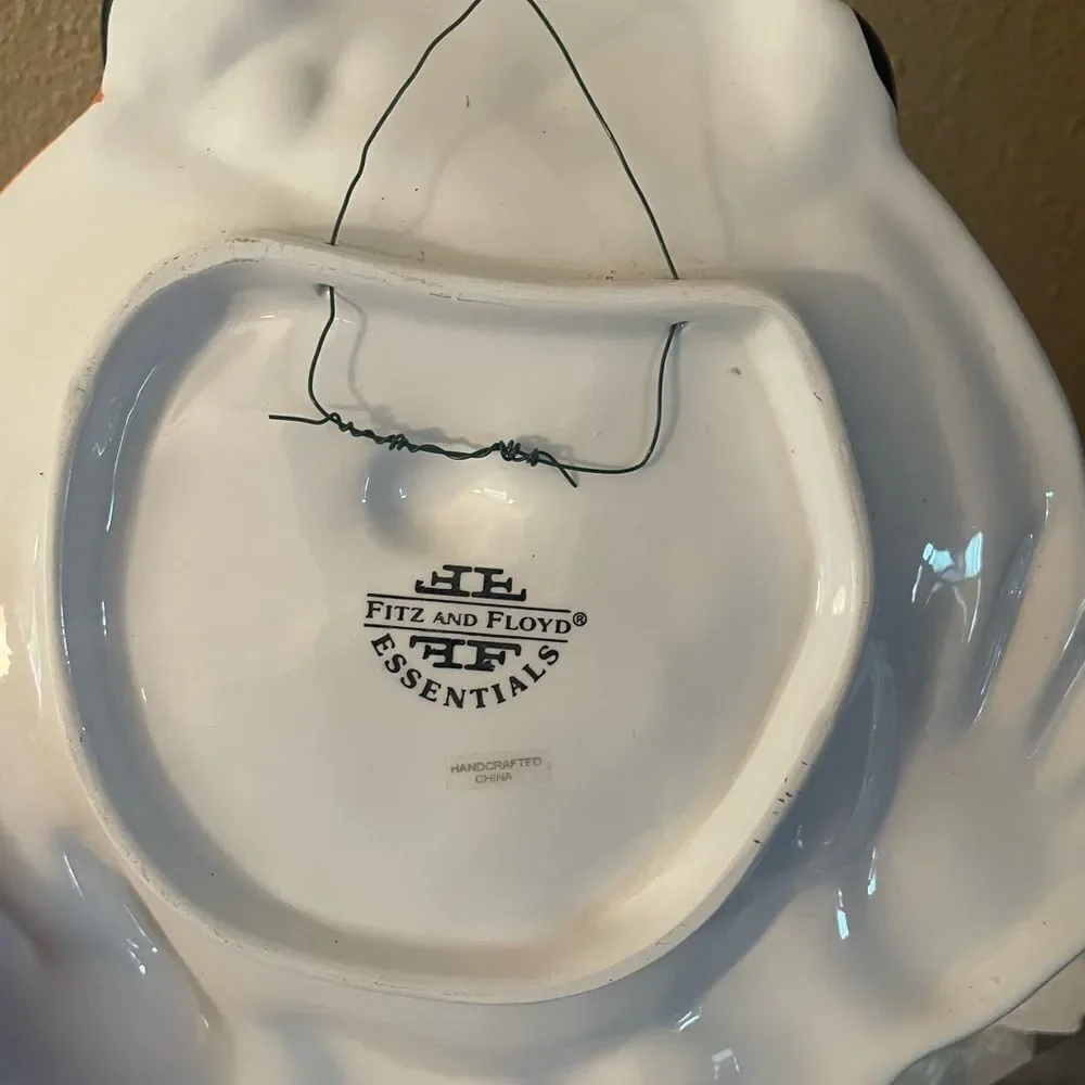 Fitz and Floyd Derby Pumpkin Plate